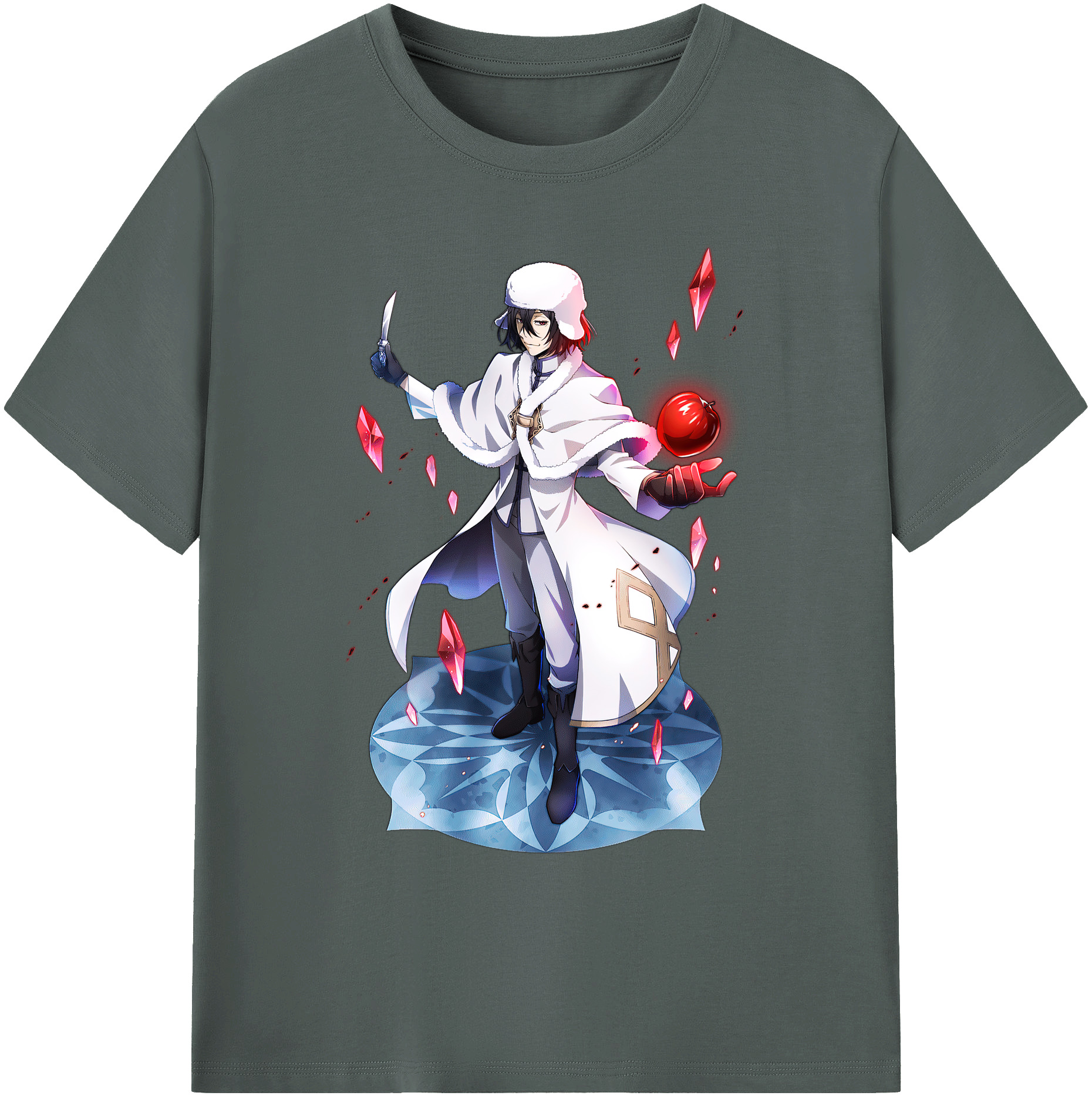 （画像用） 文豪ストレイドッグス Bungo Stray Dogs 綿100％ メンズ半袖Tシャツ｜肌触りやわらか＆通気性
